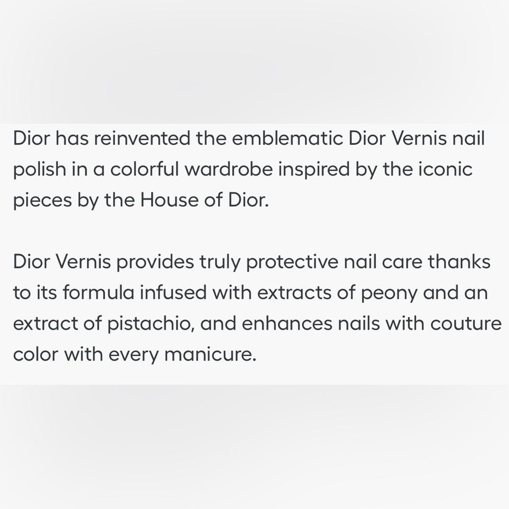 Dior Vernis Nail Laquer - Picture 4 of 4
